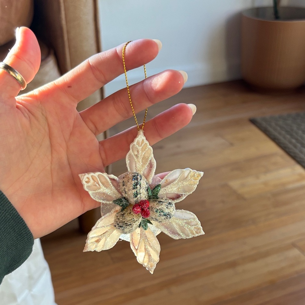 Sea shell ornament purchase in Hawaii